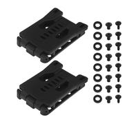 ECSiNG Lot de 2 clips de ceinture de camping avec vis multifonctionnelles pour ceinture de camping, randonnée, 7,68 x 5,65 x 1,6 cm