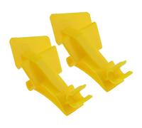 ECSiNG Lot de 2 clips de fixation pour capot de moteur compatibles avec Ford Fiesta Transit B-Max 16828 8A6116828AC 1763358 en plastique jaune