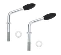 ECSiNG Lot de 2 Colliers de Serrage pour Roue Jockey M12 Poignée Allongée Compatible avec Elddis