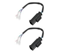 ECSiNG Lot de 2 Connecteurs 3 Broches Adaptateur de Prise Auxiliaire 12 V Câble d'alimentation Avant de Remplacement Compatible avec BMW S1000RR
