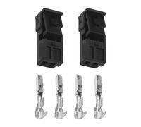 ECSiNG Lot de 2 connecteurs de faisceau de câbles de voiture à 2 broches A0305452828 - Connecteur électrique étanche avec bornes pour appareils électriques automobiles