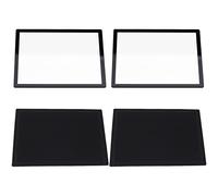 ECSiNG Lot de 2 Coques en Plastique avec Cadre inférieur compatibles avec DS Lite Top Screen Game Case 69 x 54 mm Noir