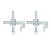 ECSiNG Lot de 2 coupe-trous pour carrelage en verre, céramique, céramique et bricolage 20-90 mm