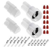 ECSiNG Lot de 2 Ensembles de connecteurs de Moto à 3 Broches compatibles avec Prise Sumitomo Compatible avec Yamaha Compatible avec Kawasaki 3 Broches mâle Femelle connecteur Automobile