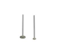 ECSiNG Lot de 2 forets à ongles cylindriques en alliage d'acier tungstène 3/32" Taille universelle pour ongles en gel acrylique, limes à ongles électriques, soins des ongles
