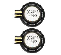 ECSiNG Lot de 2 Haut-parleurs Internes de Remplacement 2,3 X 0,4 Cm Haut-Parleur Audio Plus Fort Son Fort Compatible avec Gameboy Advance SP GBA-SP GBA SP Noir