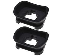 ECSiNG Lot de 2 Œilleton Oculaire Viseur DK-29 Protecteurs d'appareil Photo en Silicone Compatible avec Nikon Z5 Z6 Z6II Z7 Z7II Noir