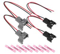 ECSiNG Lot de 2 kits d'adaptateur de faisceau de câblage de bobine d'allumage automobile à 2 broches C226914 compatible avec LT1 TPI TBI Camaro Firebird Corvette