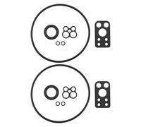 ECSiNG Lot de 2 kits de réparation de carburateur pour tondeuse à gazon 54832 69099 841649 841653 690988 compatible avec Briggs & Stratton