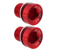 ECSiNG Lot de 2 manivelles d'essieu de vélo électriques M15 en alliage d'aluminium compatibles avec Bosch E-Bike CX 7075