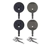 ECSiNG Lot de 2 paires de plaquettes de frein à disque en résine semi-métallique compatibles avec Promax DSK-310 710 715 717 720 913 4 mm d'épaisseur