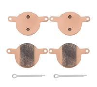 ECSiNG Lot de 2 Paires de Plaquettes de Frein Frittées 0721304 Et 0721684 Compatible avec Magura Big Julie Type 4.2 (2001-2008)