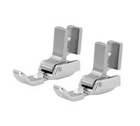 ECSiNG Lot de 2 Pieds Presseurs pour Fermeture éclair de Machine à Coudre 7306-2L Pied Presseur pour Machine à Coudre à Fermeture éclair Compatible avec Brother Compatible avec Singer