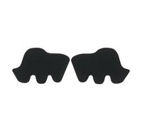 ECSiNG Lot de 2 Poignées de Manette Antidérapantes Et Absorbantes en Caoutchouc de Silicone Compatible avec Xbox Les Manettes Series X/S Noir