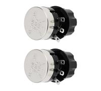 ECSiNG Lot de 2 potentiomètres rotatifs 100 K Ohm B104 RV24YN20S 6 mm pour amplificateur audio DIY