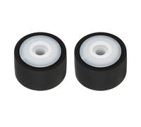 ECSiNG Lot de 2 rouleaux de pincement à cassette gauche 11 x 8 x 6 x 2 mm pour platines de bande, compatibles avec les ponts Nakamichi, compatibles avec Sankyo Dual Capestan