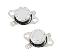 ECSiNG Lot de 2 thermostats KSD1 pour micro-ondes 120 °C Compatible avec LG Compatible avec micro-ondes GE