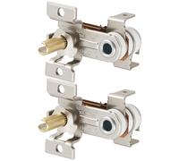 ECSiNG Lot de 2 Thermostats Réglables pour Radiateurs électriques KST220 T250 10A 250V