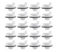 ECSiNG Lot de 20 clips de moulage pour jupe latérale et seuil avec rondelles d'étanchéité en mousse 91514SAA003 compatibles avec Honda MK8 Civic Jazz Toyota Pièces de rechange en plastique