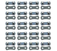 ECSiNG Lot de 20 ensembles de maillons de chaîne de tronçonneuse - Réparation de maillon-Compatible avec petites chaînes de calibre 3/8LP de 1,3 mm -Convient pour les chaînes de 33 à 70 maillons