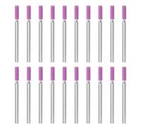 ECSiNG Lot de 20 forets rotatifs pour meule en corindon - Kit d'accessoires de ponçage pour scies électriques - Diamètre de la pierre : 3 mm