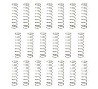 ECSiNG Lot de 20 ressorts de compression en acier inoxydable 304, fil 1 mm, diamètre extérieur 9 mm, longueur 35 mm, compatible avec les petits appareils