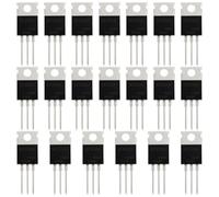 ECSiNG Lot de 20 transistors TO220AB IRF9530N 100 V 12 A 88 W pour circuits analogiques et circuits numériques