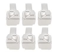 ECSiNG Lot de 3 Paires de Boucles coulissantes gauches et Droites Compatible avec Nintendo Switch Manette Compatible avec JoyCon, métal