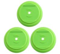 ECSiNG Lot de 3 supports de lame de tondeuse à gazon en plastique pour outils électriques sans fil 64 x 20 mm Vert