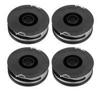 ECSiNG Lot de 4 bobines et fil de débroussailleuse compatibles avec Spear & Jackson S6030ET - Recharges de rechange pour débroussailleuse
