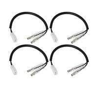 ECSiNG Lot de 4 Câbles Adaptateurs pour Clignotants de Moto Compatible avec Royal Enfield Interceptor 650 GT