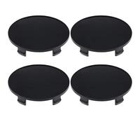 ECSiNG Lot de 4 Capuchons centraux de moyeu de Roue de Rechange compatibles avec Le Couvercle Central de Roue de Conversion de Voiture Accessoires de Voiture Noir 65 mm