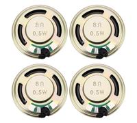 ECSiNG Lot de 4 haut-parleurs de console de jeu 23 mm 8 Ohm 0,5 W Compatible avec Game Boy Pocket