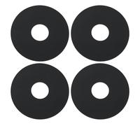 ECSiNG Lot de 4 Joints d'étanchéité pour Réservoir d'eau Bague d'étanchéité en Caoutchouc Intégrée pour Réservoir d'eau Compatible avec Ideal Citerne Standard 74 X 22 X 2 Mm Noir