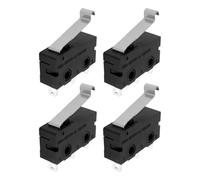 ECSiNG Lot de 4 micro-interrupteurs à manivelle à 3 broches 5 A 125 VAC/3 A 250 VAC Remplace SS-5GL13