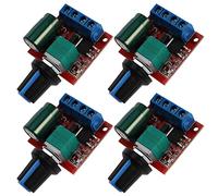 ECSiNG Lot de 4 mini contrôleurs de vitesse CC 5 V-35 V 5 A - Module de commutation réglable PWM CC - Régulateur de tension LED