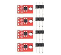 ECSiNG Lot de 4 modules de détection infrarouge QRE1113 3,3-5 VDC 25 mA Distance de détection 3 mm pour détection de ligne d'obstacle par réflexion