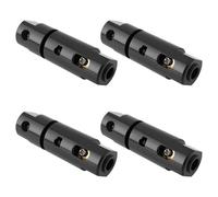 ECSiNG Lot de 4 porte-fusibles à baïonnette 16 A en céramique pour circuits automobiles et équipements industriels