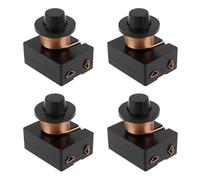 ECSiNG Lot de 4 Relais de Démarrage pour Compresseurs de Réfrigérateur 1/2 HP Compatibles avec Les Réfrigérateurs Domestiques Et