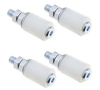 ECSiNG Lot de 4 rouleaux en nylon pour porte coulissante de grange coulissante - Accessoires pour portes coulissantes électriques de garage - 30 x 40 mm