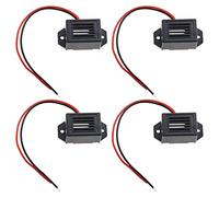 ECSiNG Lot de 4 sonneurs électroniques 12 V 75 dB - Alarme sonore continue - Longueur du fil : 155 mm - Pour repousser les insectes et les rongeurs dans la lampe
