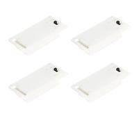 ECSiNG Lot de 4 supports de piles AAA avec interrupteur pouvant contenir 2 piles 70,6 × 35,6 × 14,3 mm Compatible avec l'éclairage et l'électronique de bricolage