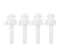 ECSiNG Lot de 4 Vis pour Siège de Toilette Boulons de Charnière pour Siège de Toilette avec écrous Boulon 60 X 18,7 Mm écrou 29,1 X 23,5 X 15,3 Mm pour La Plupart des Toilettes