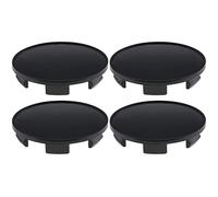 ECSiNG Lot de 4pcs Capuchons Centraux de Moyeu de Roue Rechange Compatible avec BMW Conversion de Voiture Couvercle Central de Roue Auto Hubcaps Accessoires de Voiture OD 68mm ID 62mm, Noir