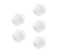 ECSiNG Lot de 5 bouchons de vidange pour seau à serpillère - 22 mm - Bouchon de vidange avec anneau de traction - Blanc