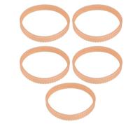 ECSiNG Lot de 5 courroies d'entraînement de rabot électriques portables de rechange compatibles avec Nanfang 90 circonférence 255 mm largeur 11,5 mm Jaune