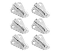 ECSiNG Lot de 6 Crochets de Garde-Boue en Acier Inoxydable 316 à Ressort Marin Crochet de Sécurité Lourd pour Accessoires de Quincaillerie de Remorqueur