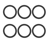 ECSiNG Lot de 6 Joints de Panier de Crépine Compatible avec Blanco Compatible avec Franke Diamètre Extérieur 113,2 Mm Diamètre Intérieur 86,3 Mm Épaisseur 2 Mm Convient Au Drain de Panier de 3 1/2"