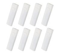 ECSiNG Lot de 8 cordons de rechange pour stores verticaux, volets roulants, volets de fenêtre en plastique blanc, poignée de sécurité, dispositif tendeur de store 100 x 30 mm