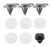 ECSiNG Lot de 9 Clips de Fixation pour Passage de Roue arrière compatibles avec Mini Copper R50 R52 R53 2001-2006 51137034022 07130702516 07132757821